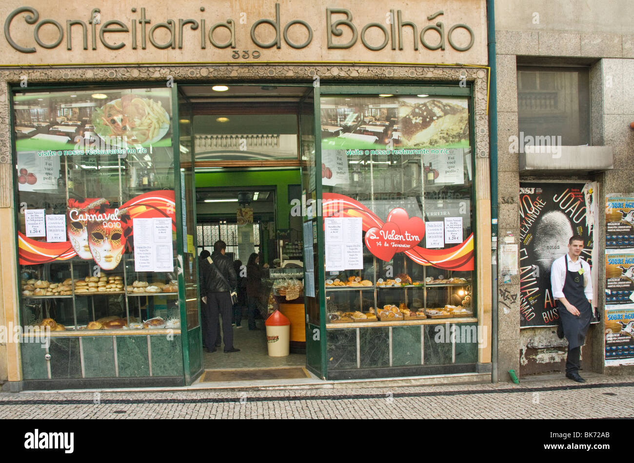 Confeitaria do Bolhão, Porto, Portugal, Europe Stock Photo