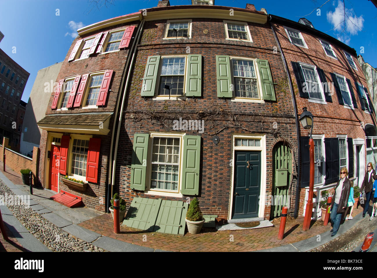Elfreth's Alley in Old City Philadelphia, PA Stock Photo Alamy