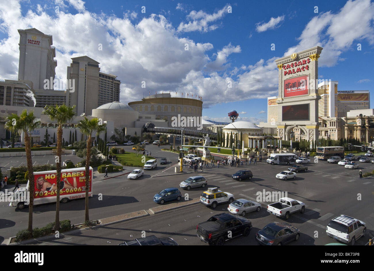 Main strip Las Vegas Nevada Stock Photo Alamy