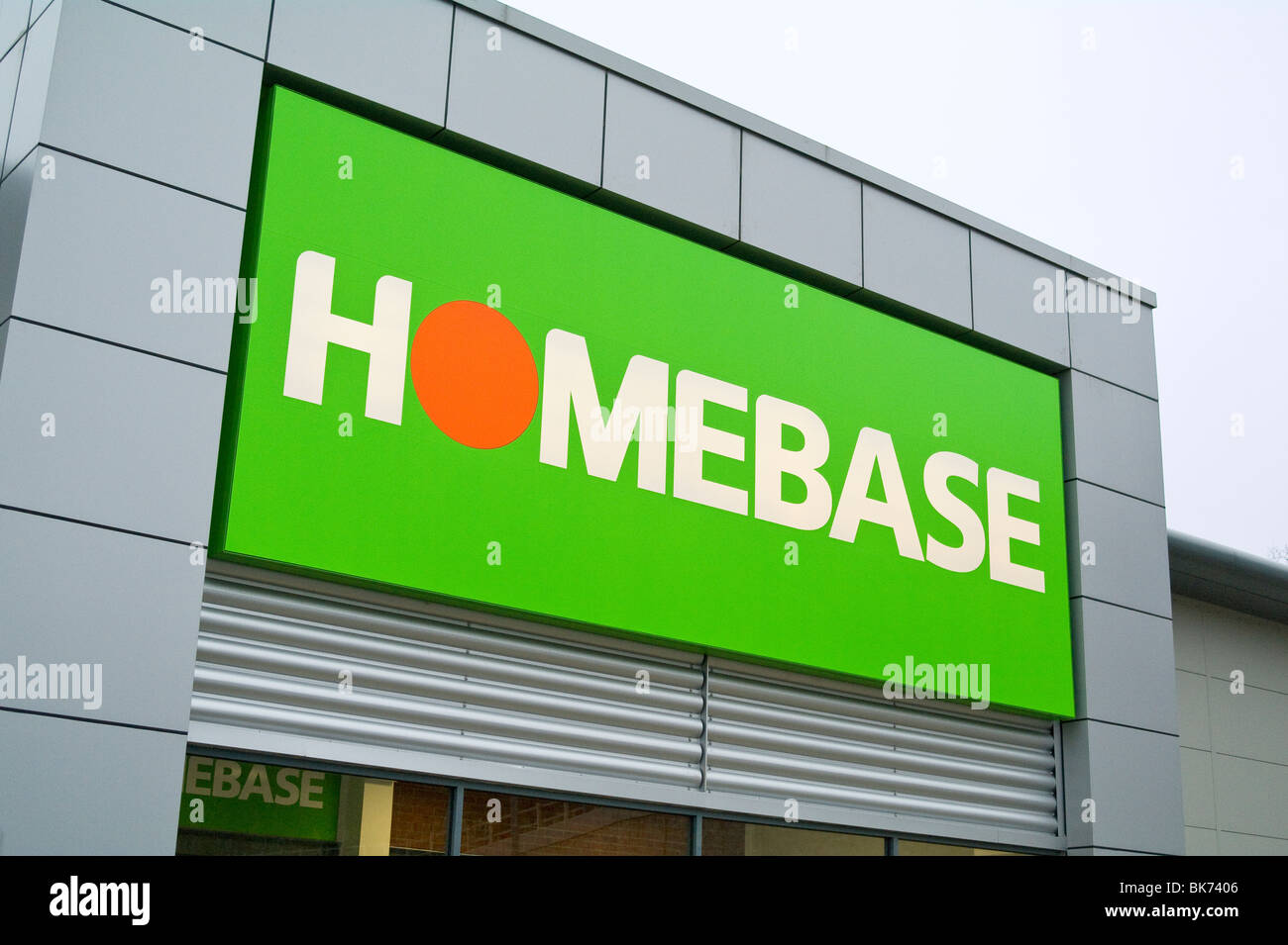 Homebase Store Entrance and Sign Stock Photo Alamy