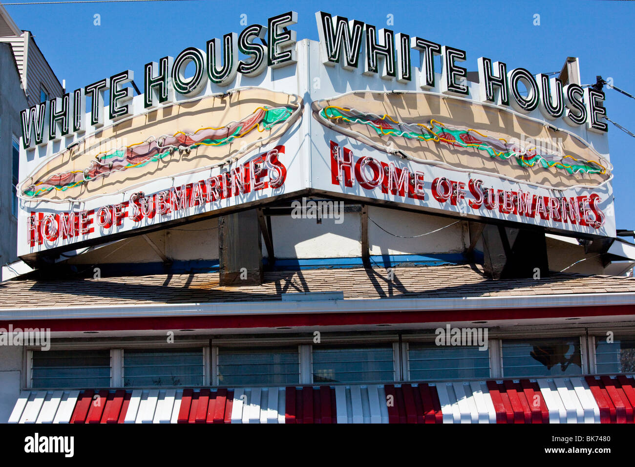 White House Submarine Sandwich shop in Atlantic City, NJ Stock Photo ...