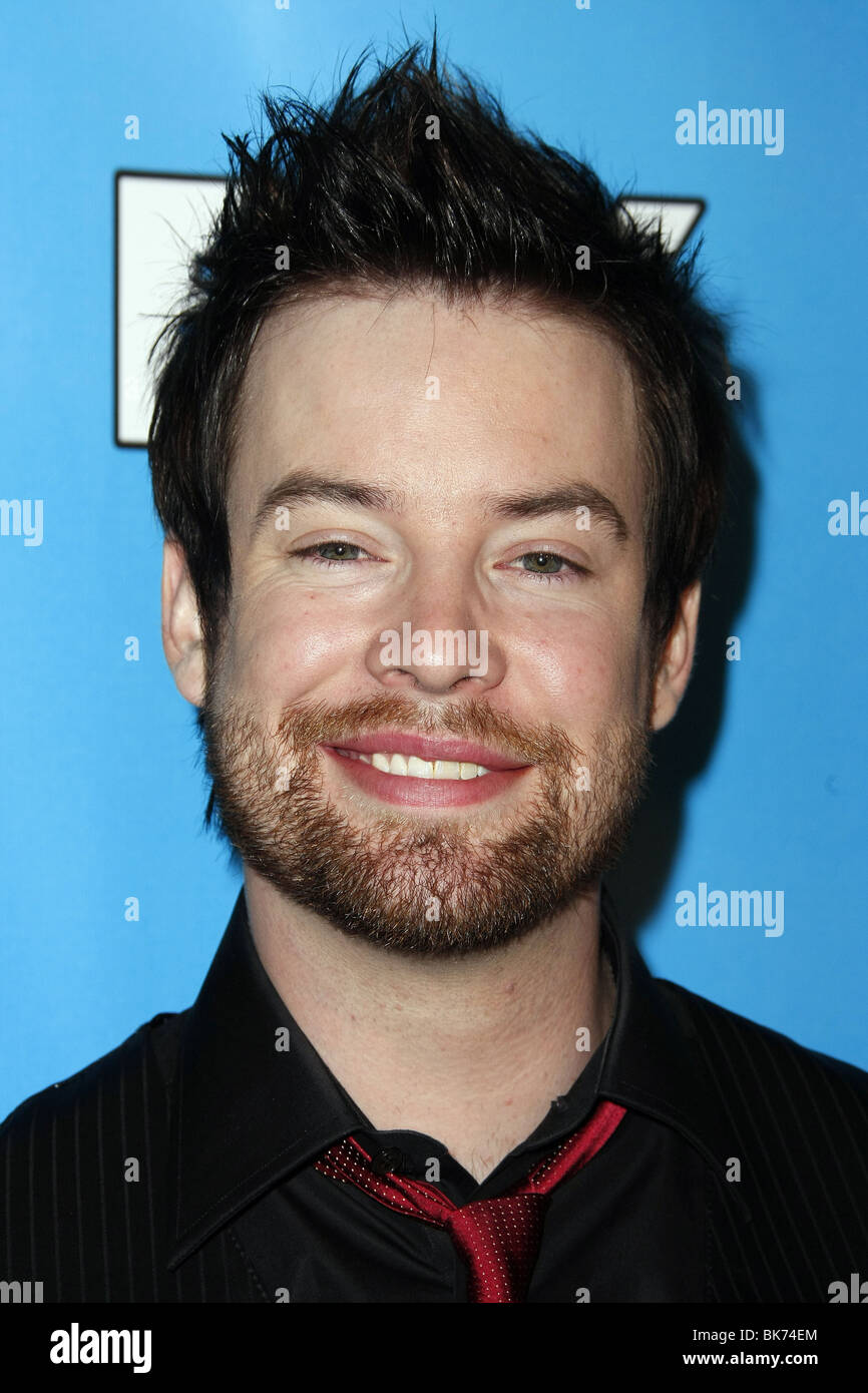 DAVID COOK AMERICAN IDOL GRAND FINALE 2008 DAY 1 NOKIA THEATRE DOWNTOWN LOS ANGELES USA 20 May 2008 Stock Photo