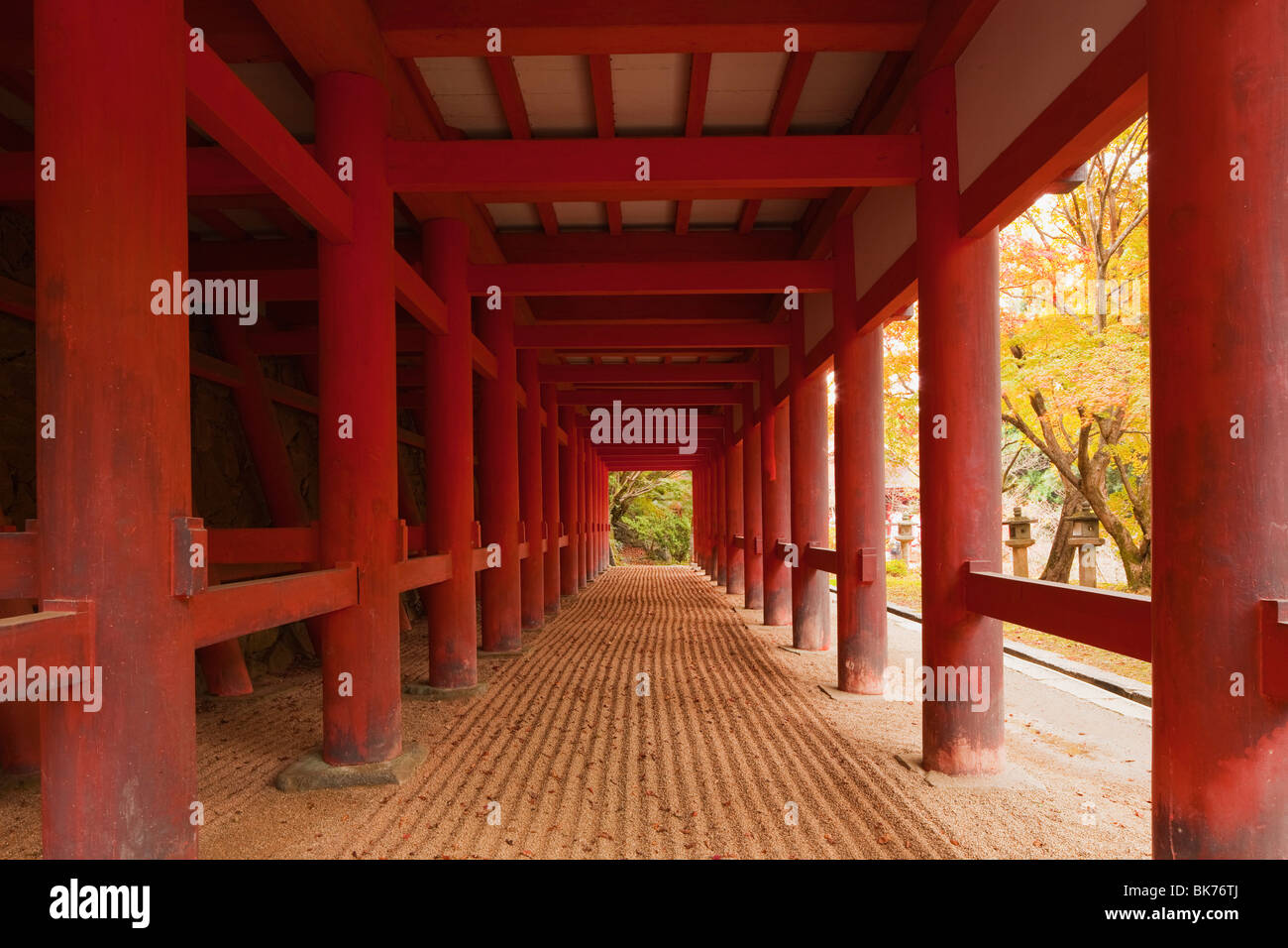 Tanzan-Jinja Shrine Nara Stock Photo