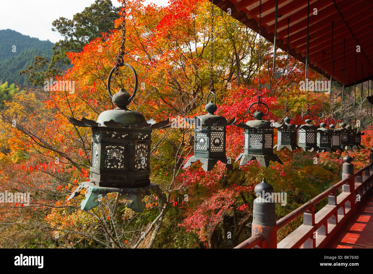 Tanzan-Jinja Shrine Nara Stock Photo