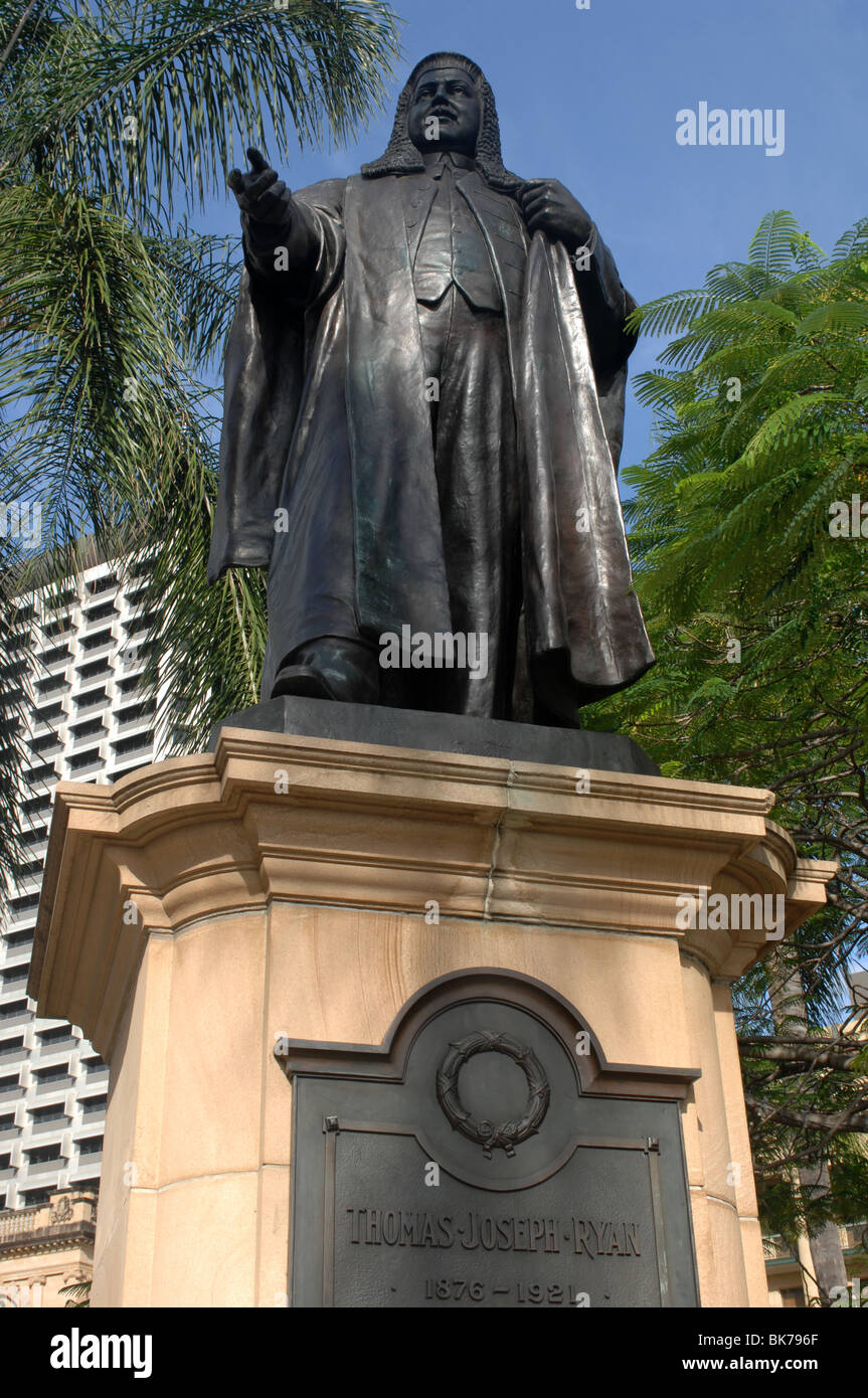 Thomas Joseph Ryan statue, Queens Gardens, Brisbane, Queensland