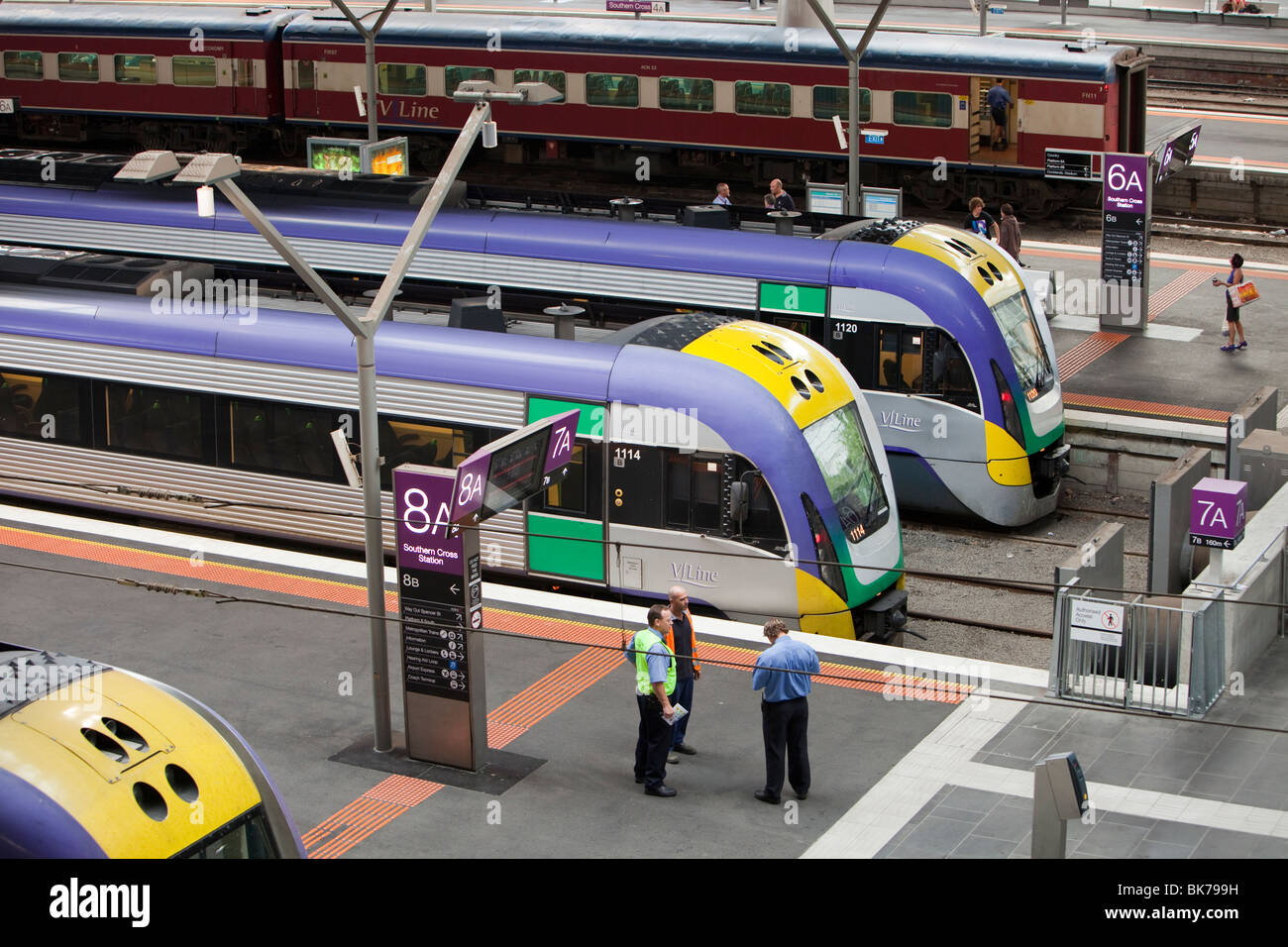 Southern Cross Station in Melbourne, Victoria, Australia Stock Photo Alamy