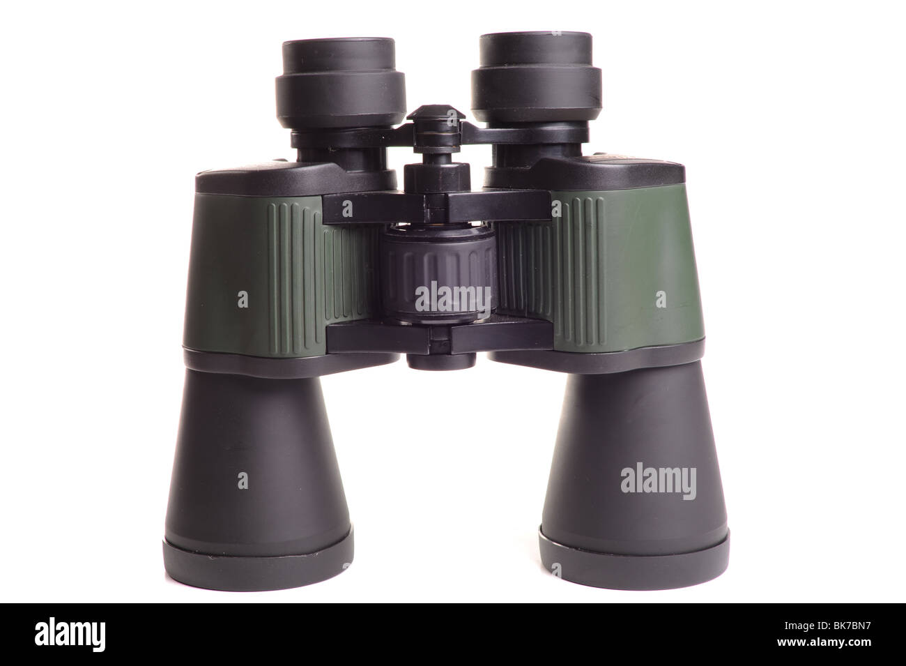 Binoculars shot against a white background Stock Photo