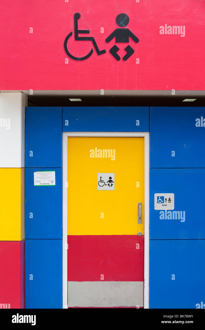 Modern public toilets in Melbourne, Australia Stock Photo Alamy