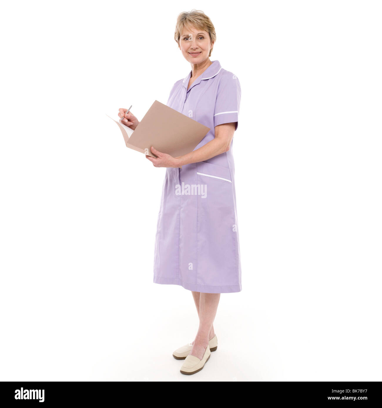 Nurse in white uniform hi-res stock photography and images - Alamy
