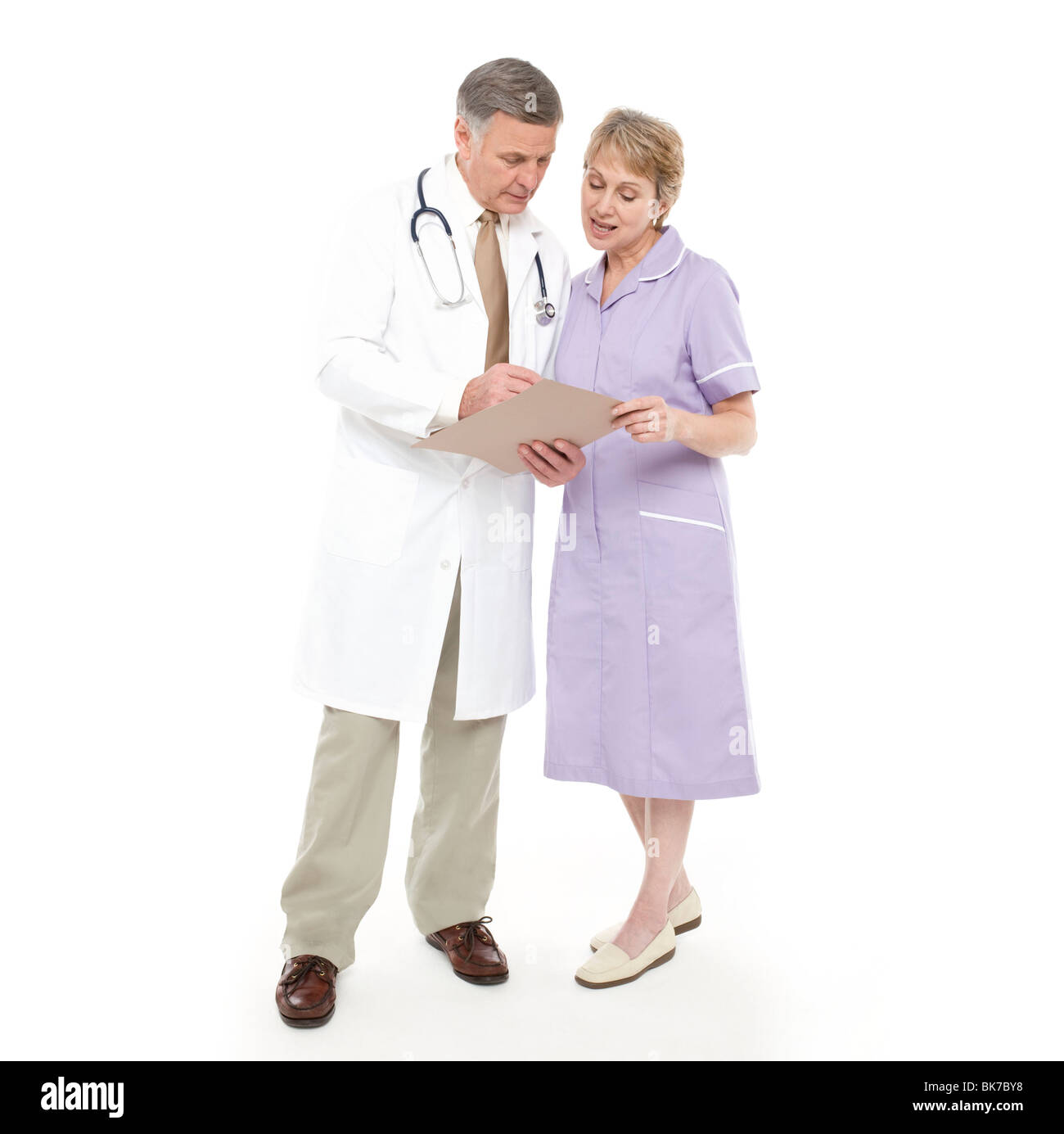 Doctor and nurse Stock Photo