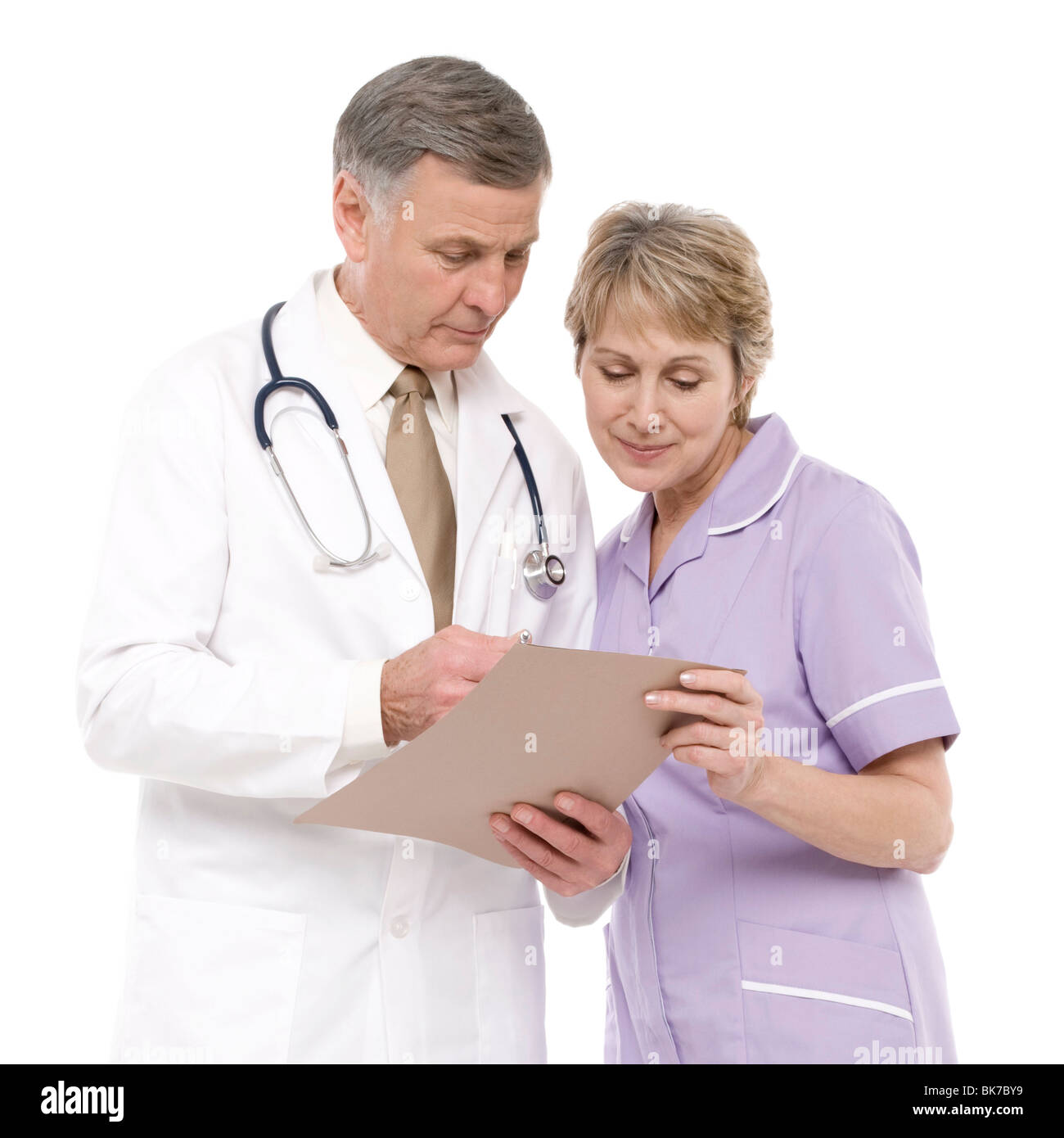 Doctor and nurse Stock Photo