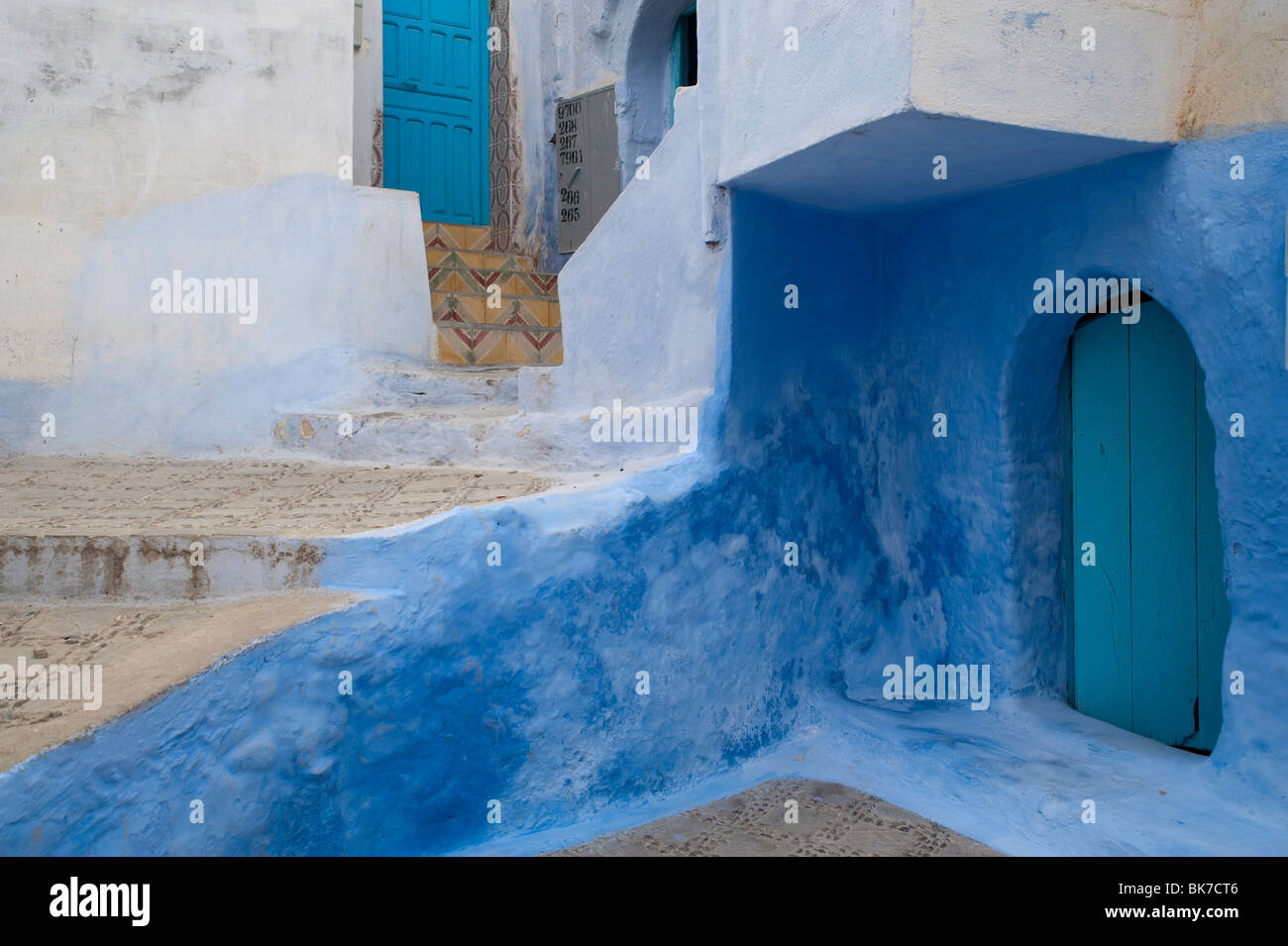 Typical houses, Chefchaouen, Morocco Stock Photo Alamy