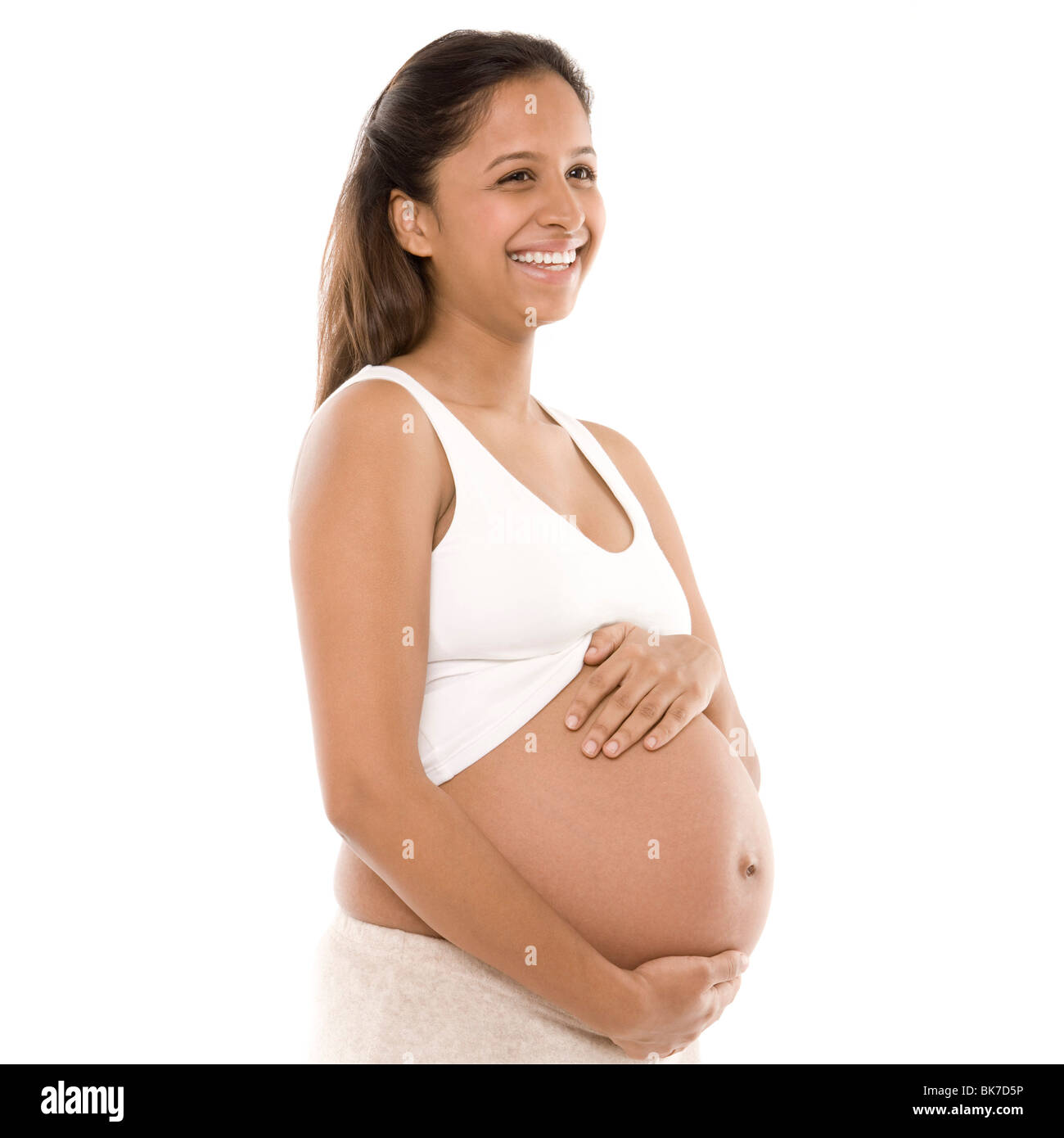 8 months pregnant hi-res stock photography and images - Alamy