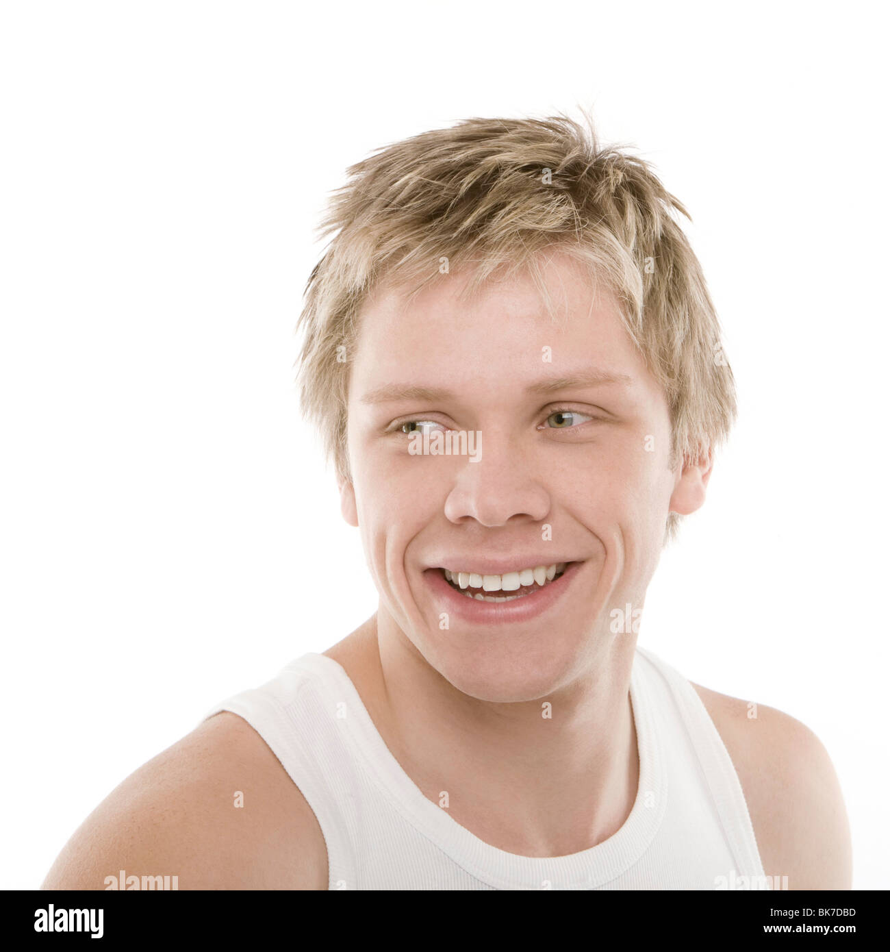 Young man blonde hi-res stock photography and images - Alamy