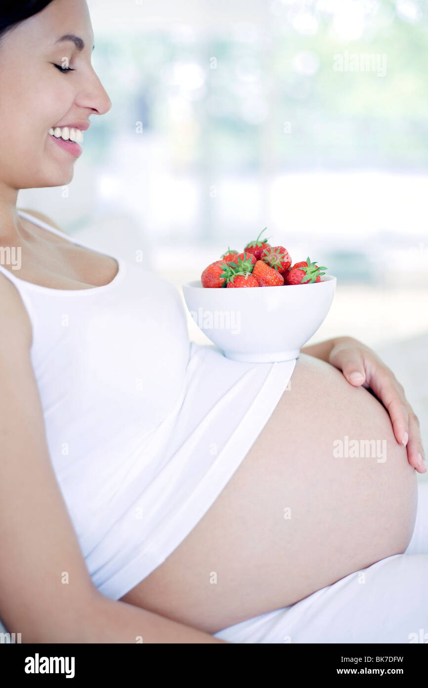 8 months pregnant food hi-res stock photography and images - Alamy