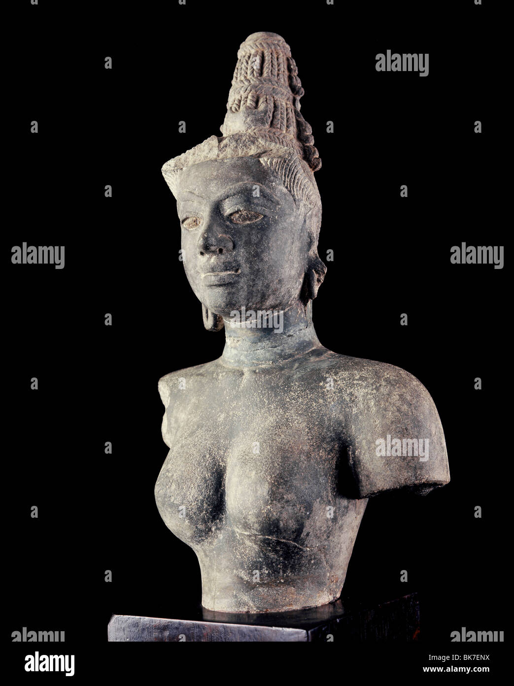 Devi from Hong Que, Cham art dating from the 10th century, Saigon Museum, Saigon, Vietnam, Indochina, Southeast Asia, Asia Stock Photo