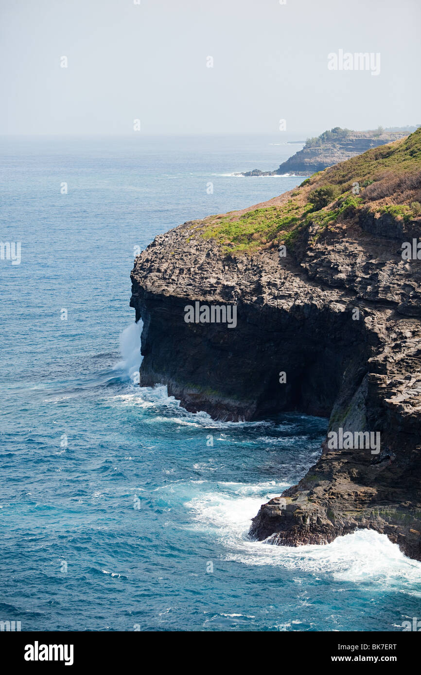 Hawaiian coastline Stock Photo