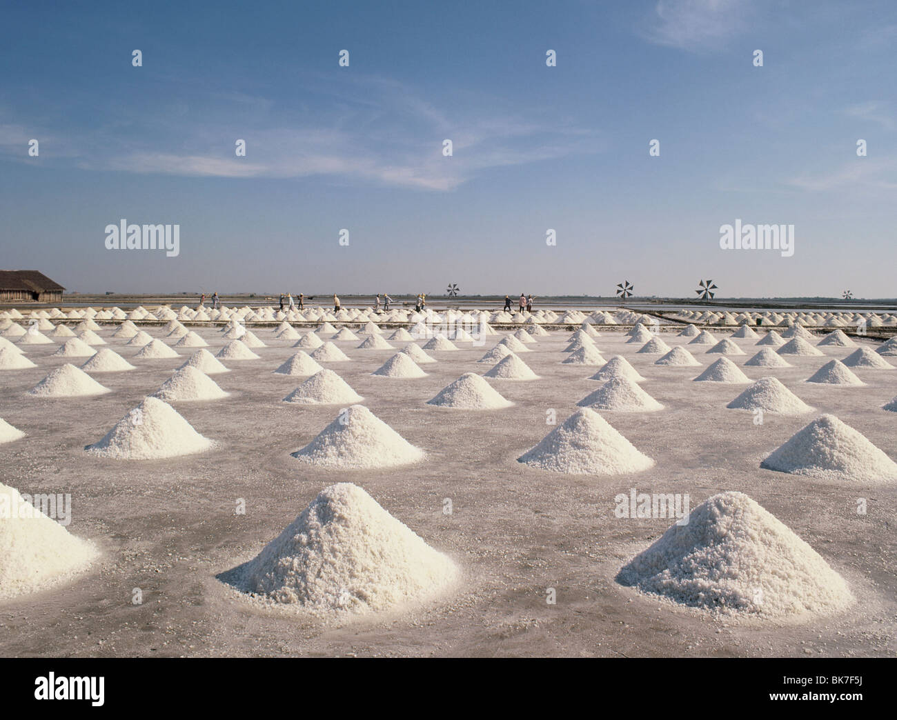 Salt flats, Thailand, Southeast Asia, Asia Stock Photo