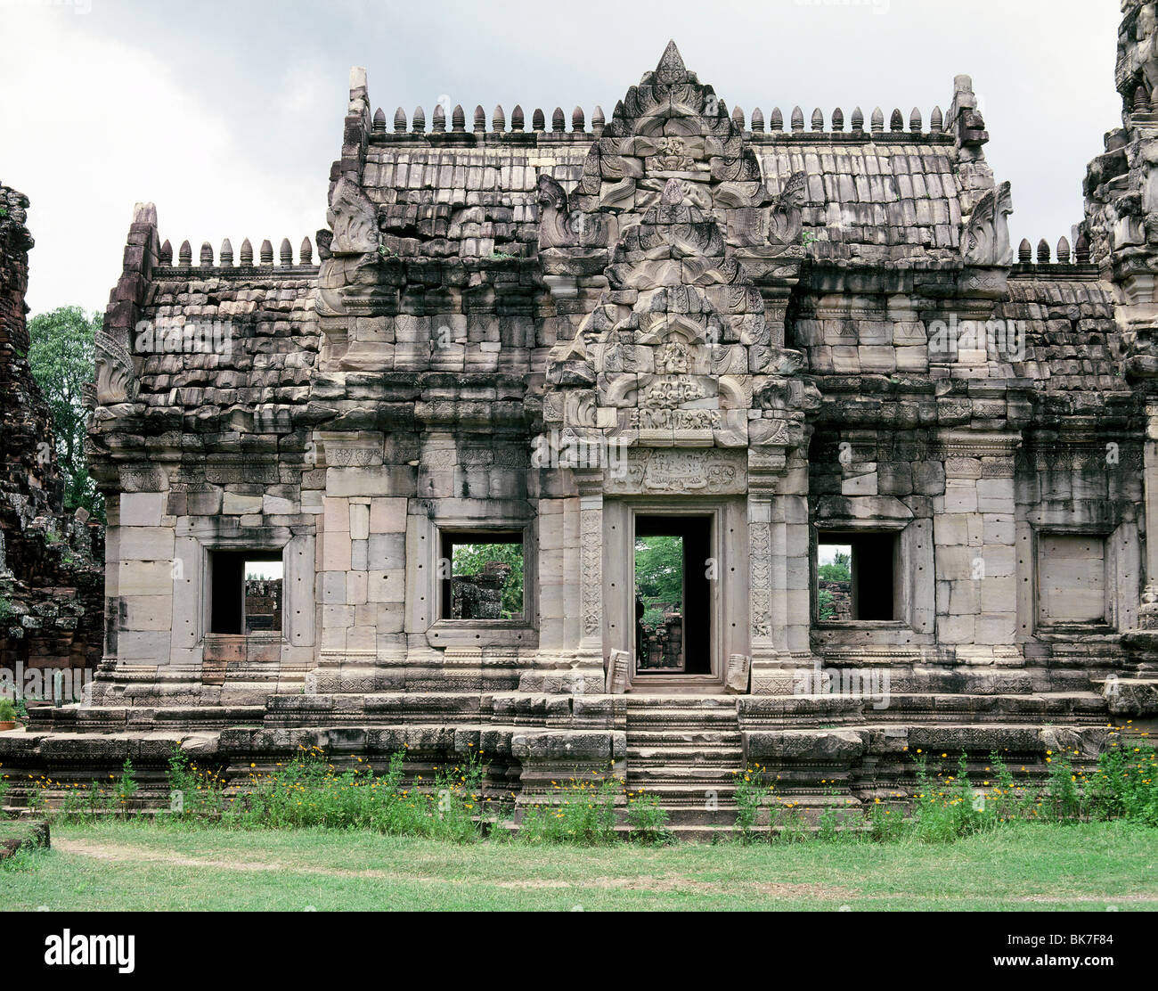 The 11th century Khmer building of Prasat Hin Phimai, Nakhon Ratchasima, Thailand, Southeast Asia, Asia Stock Photo
