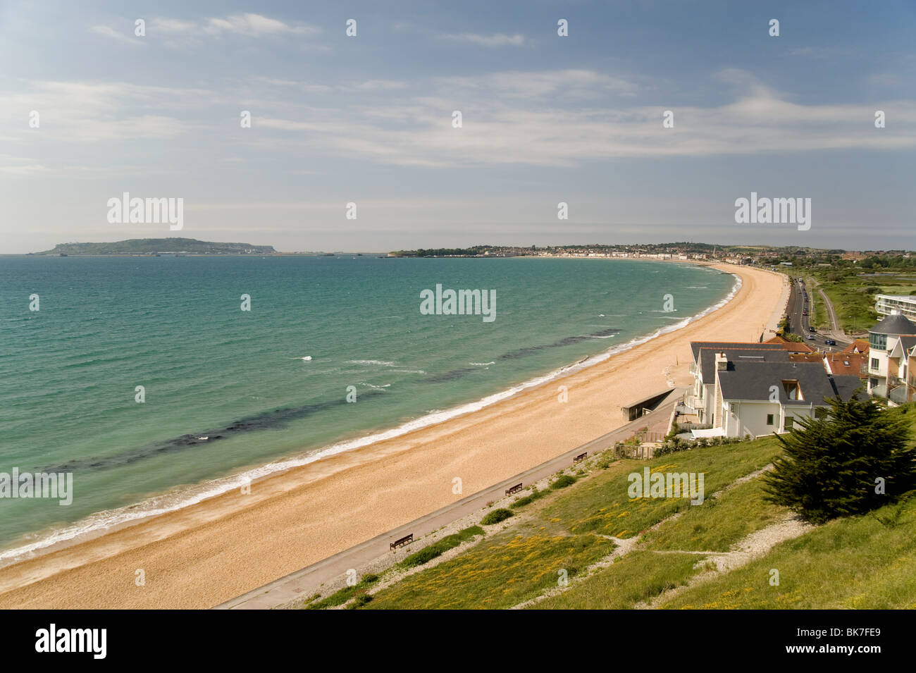 Weymouth beach in dorset Stock Photo