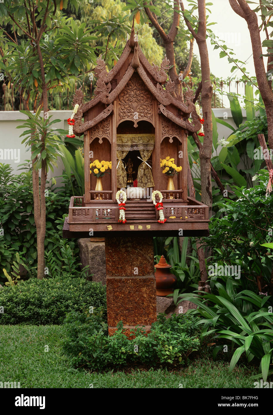 Spirit house, Bangkok, Thailand, Southeast Asia, Asia Stock Photo