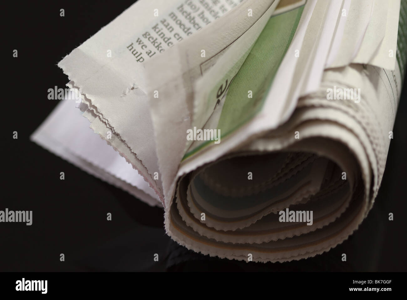 newspaper rubber bands
