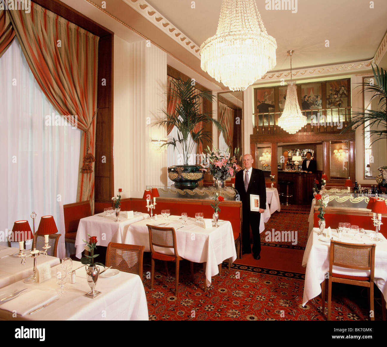 Savini Restaurant, Milan, Lombardy, Italy, Europe Stock Photo