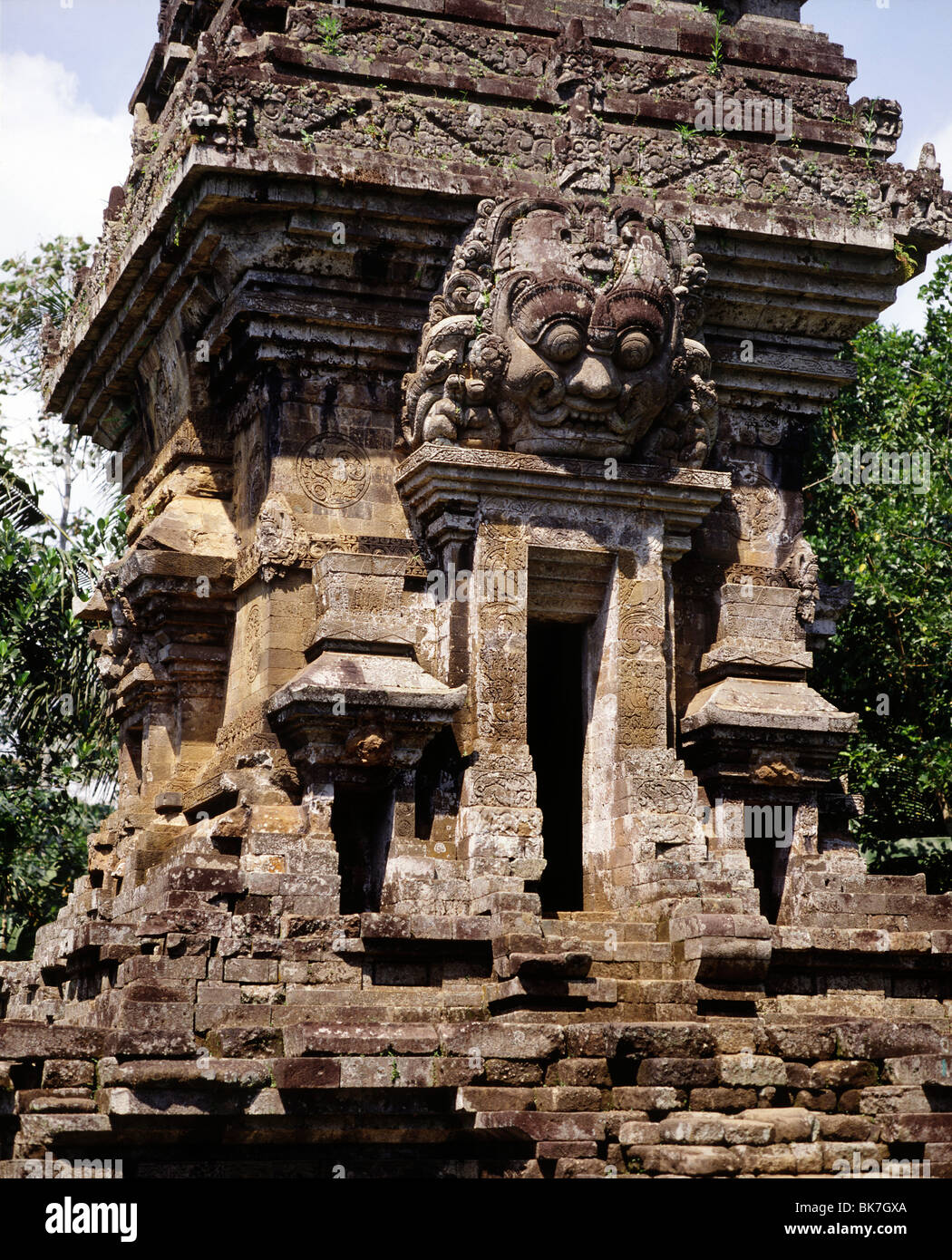 Candi Kidal, a 13th century temple, south east of Malang, Java, Indonesia, Southeast Asia, Asia&#10,&#10, Stock Photo