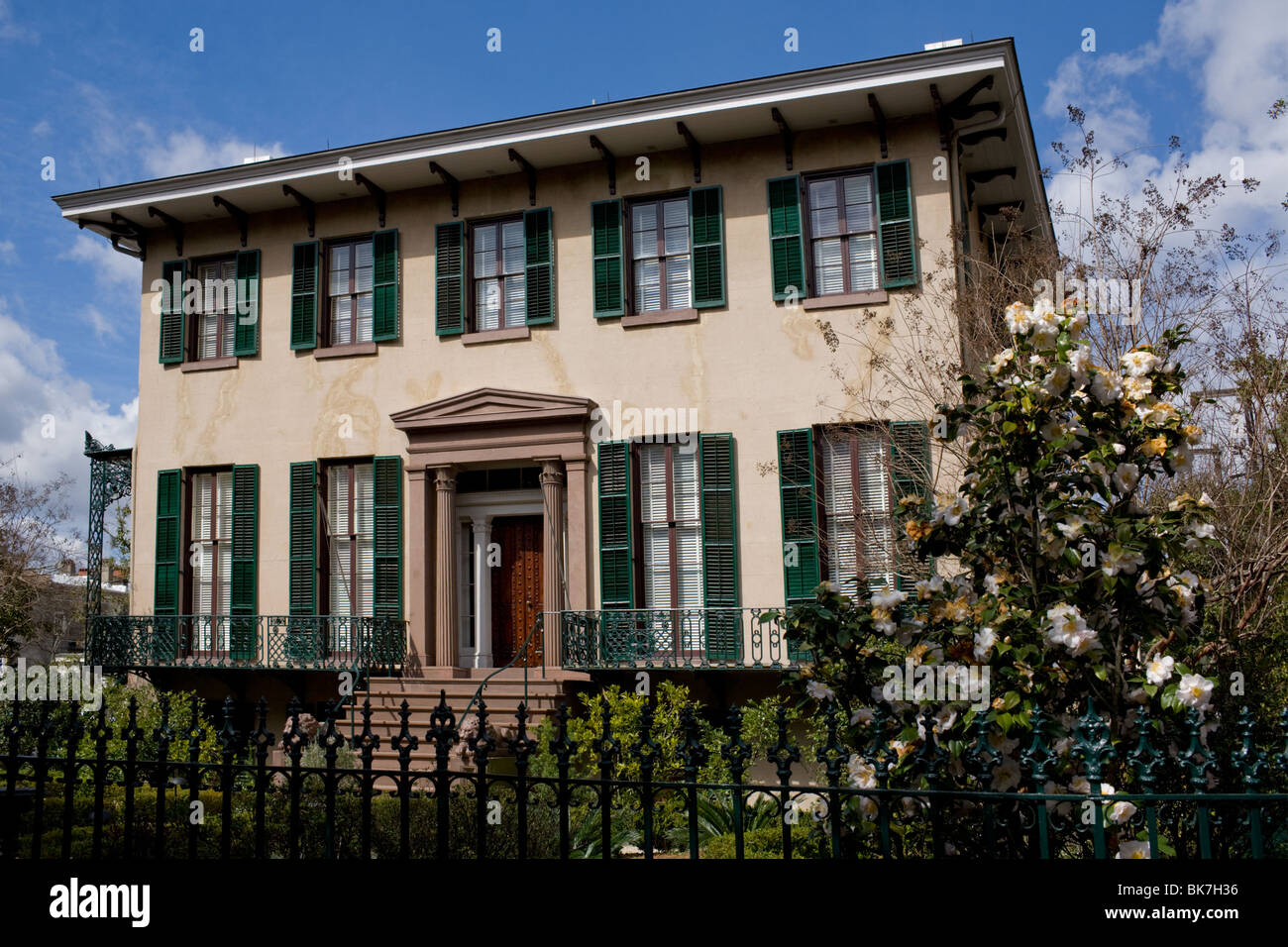 Andrew Low House of Savannah, Georgia, where Juliette Gordon Low founded the Girl Scouts Stock Photo