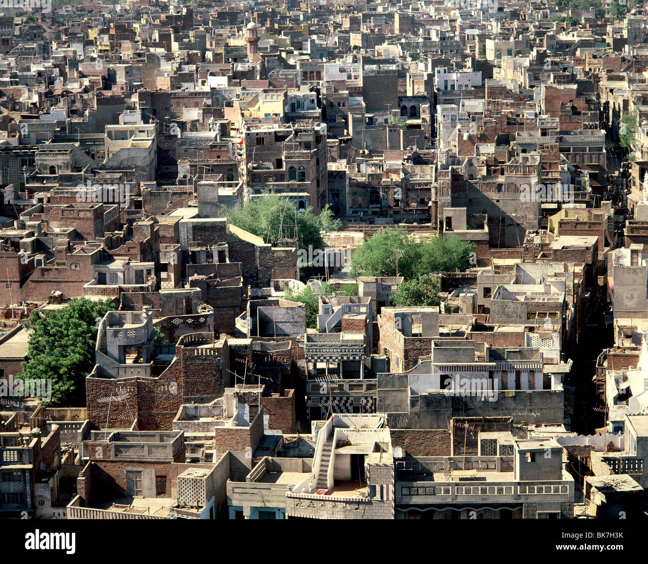 Houses of Old Delhi, India, Asia Stock Photo