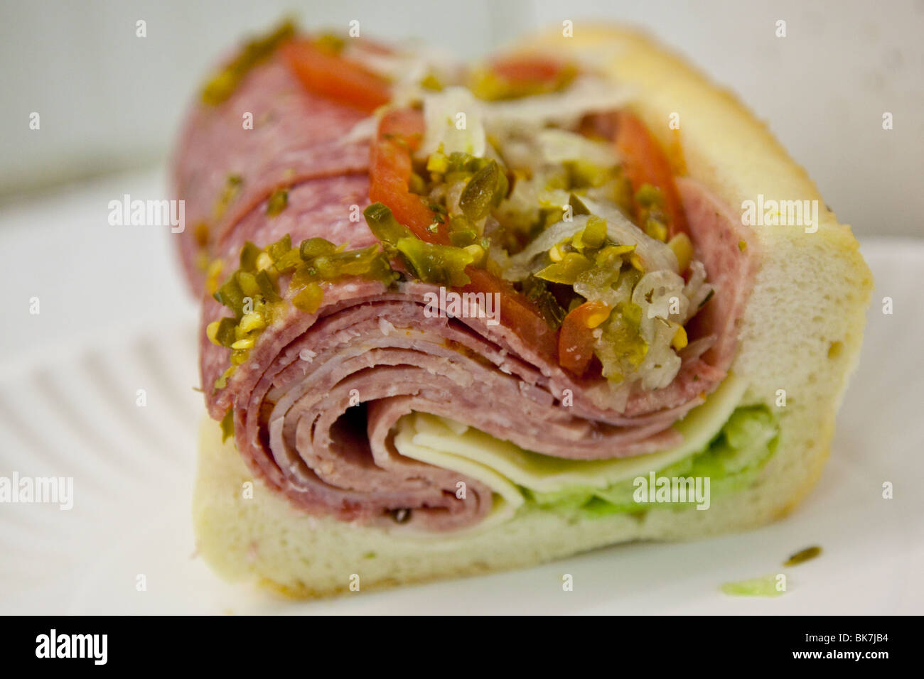 White House Submarine Sandwich shop in Atlantic City, NJ Stock Photo