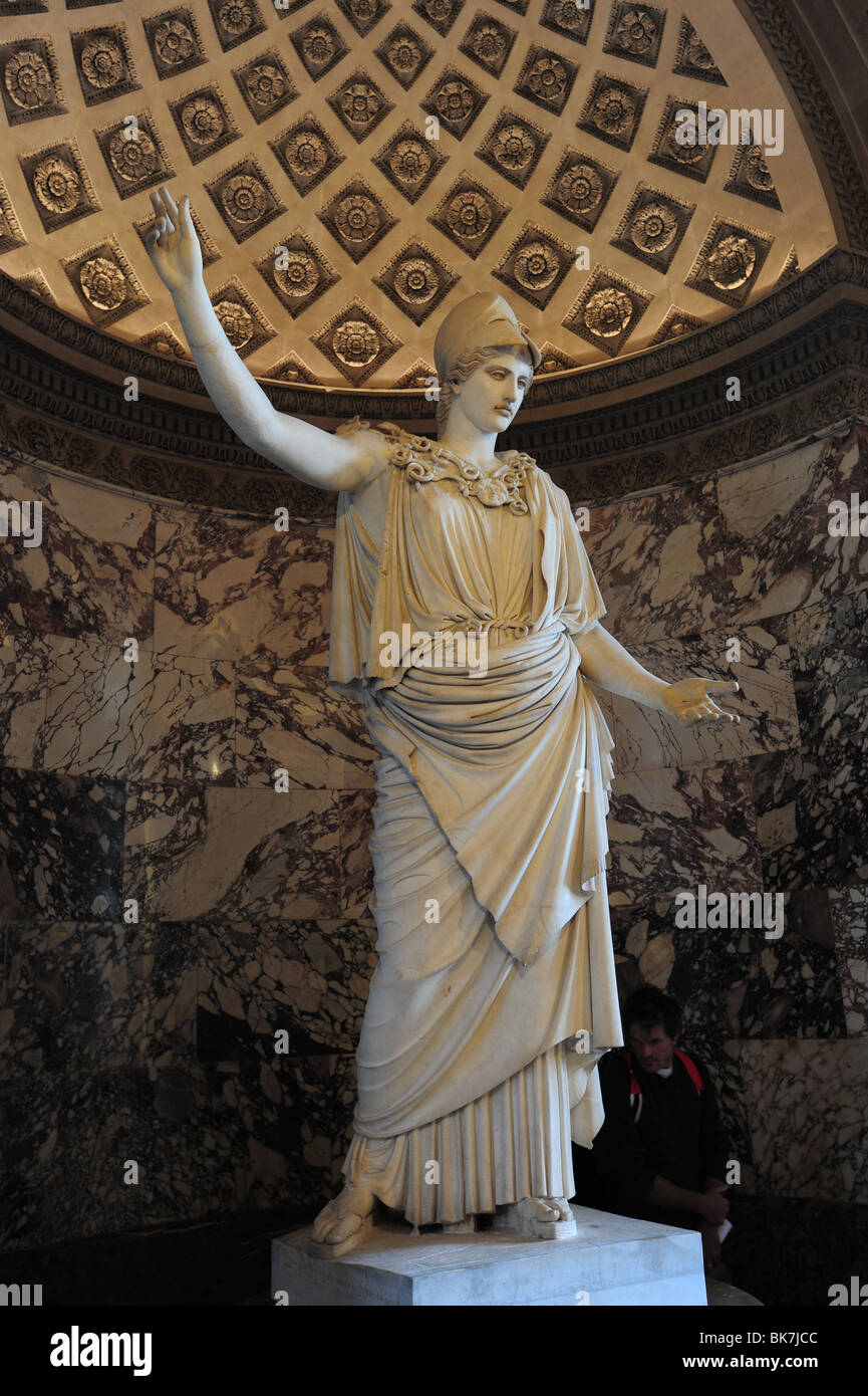 France Paris Louvre Museum Musee Greek statue sculpture Stock Photo Alamy
