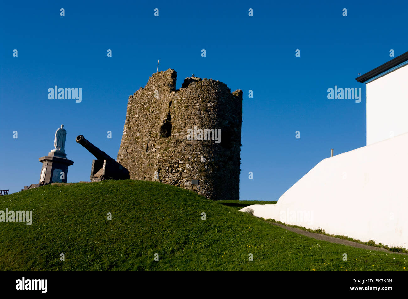 Tenby Castle, Dyfed, Wales, United Kingdom, Europe Stock Photo
