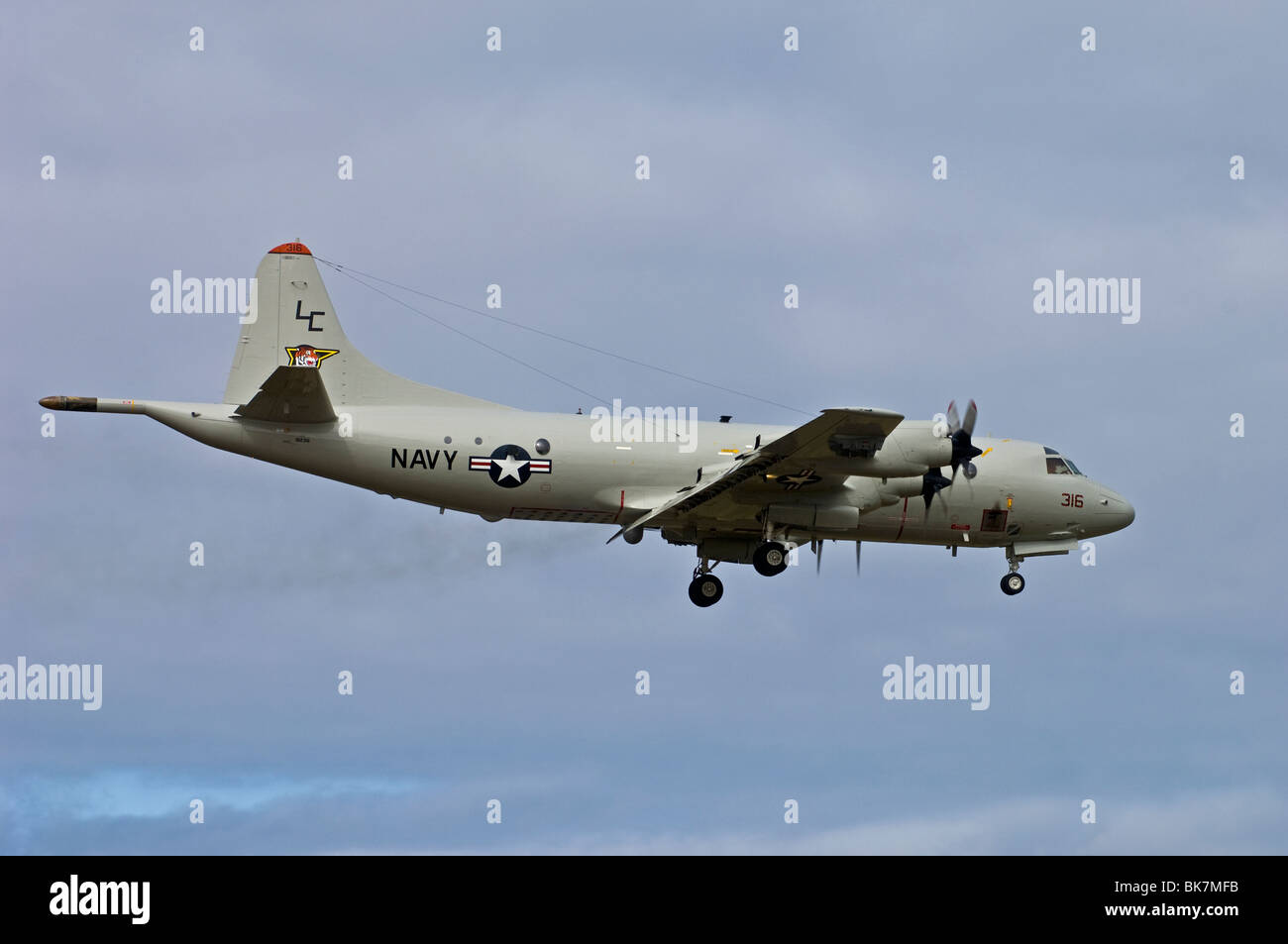 United States Navy P3c Orion Home Base NAS Jacksonville Florida. SCO 6147 Stock Photo