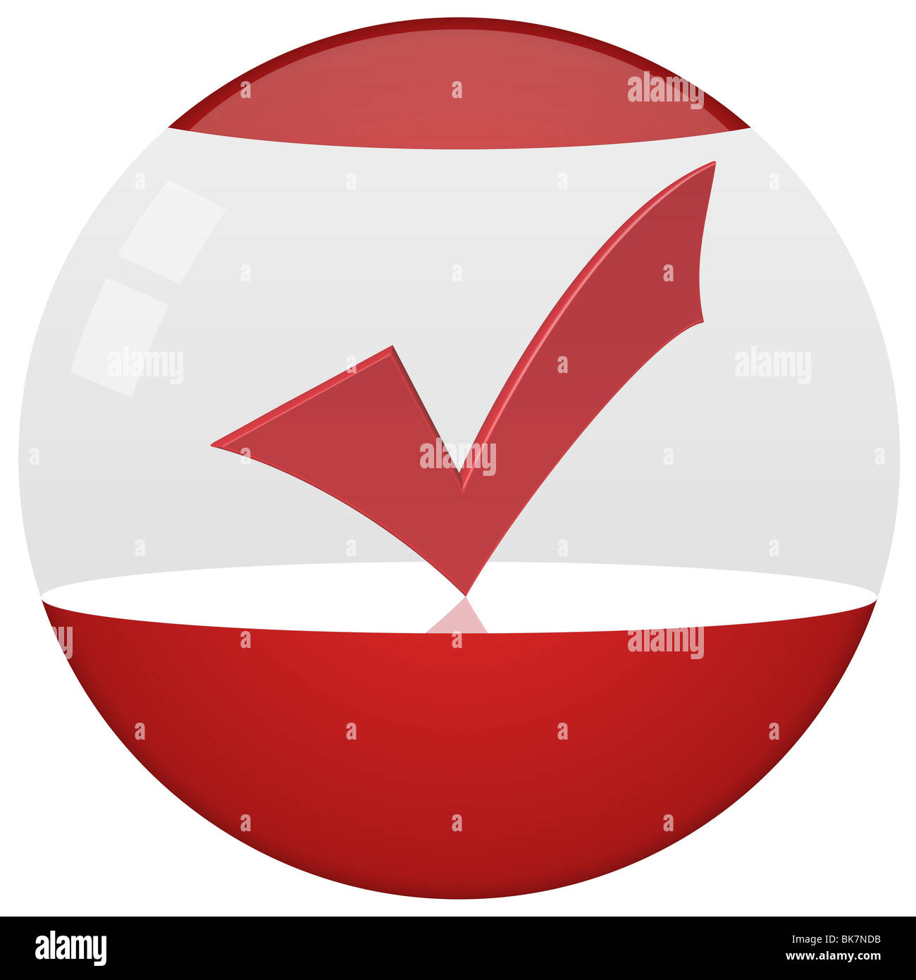 Sphere Shape Container Red product container in sphere shape isolated on white background ...