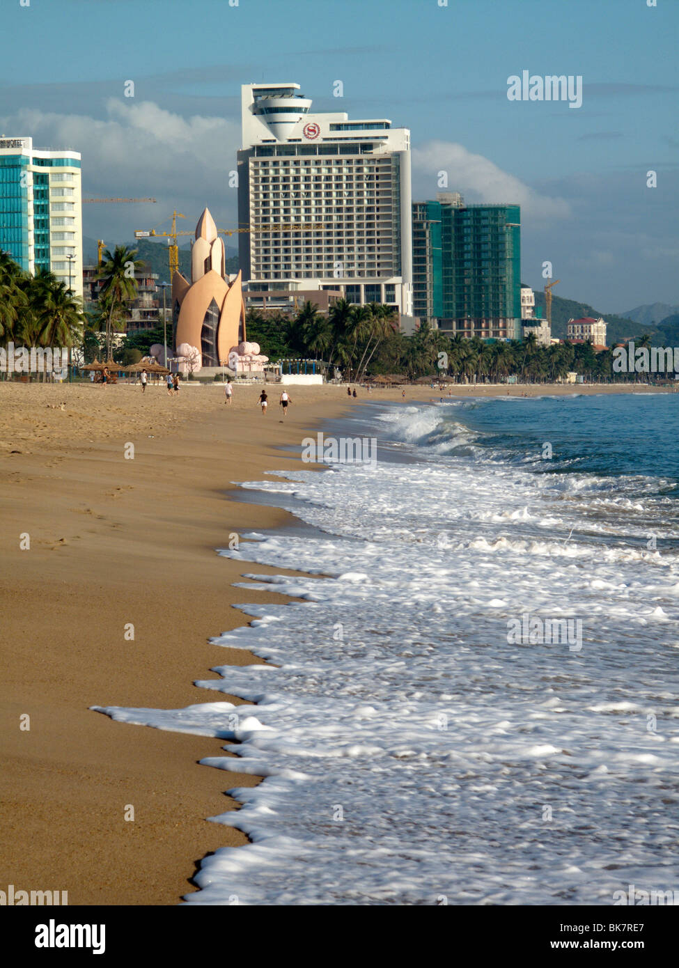 Nha Trang beach in south central Vietnam Stock Photo - Alamy