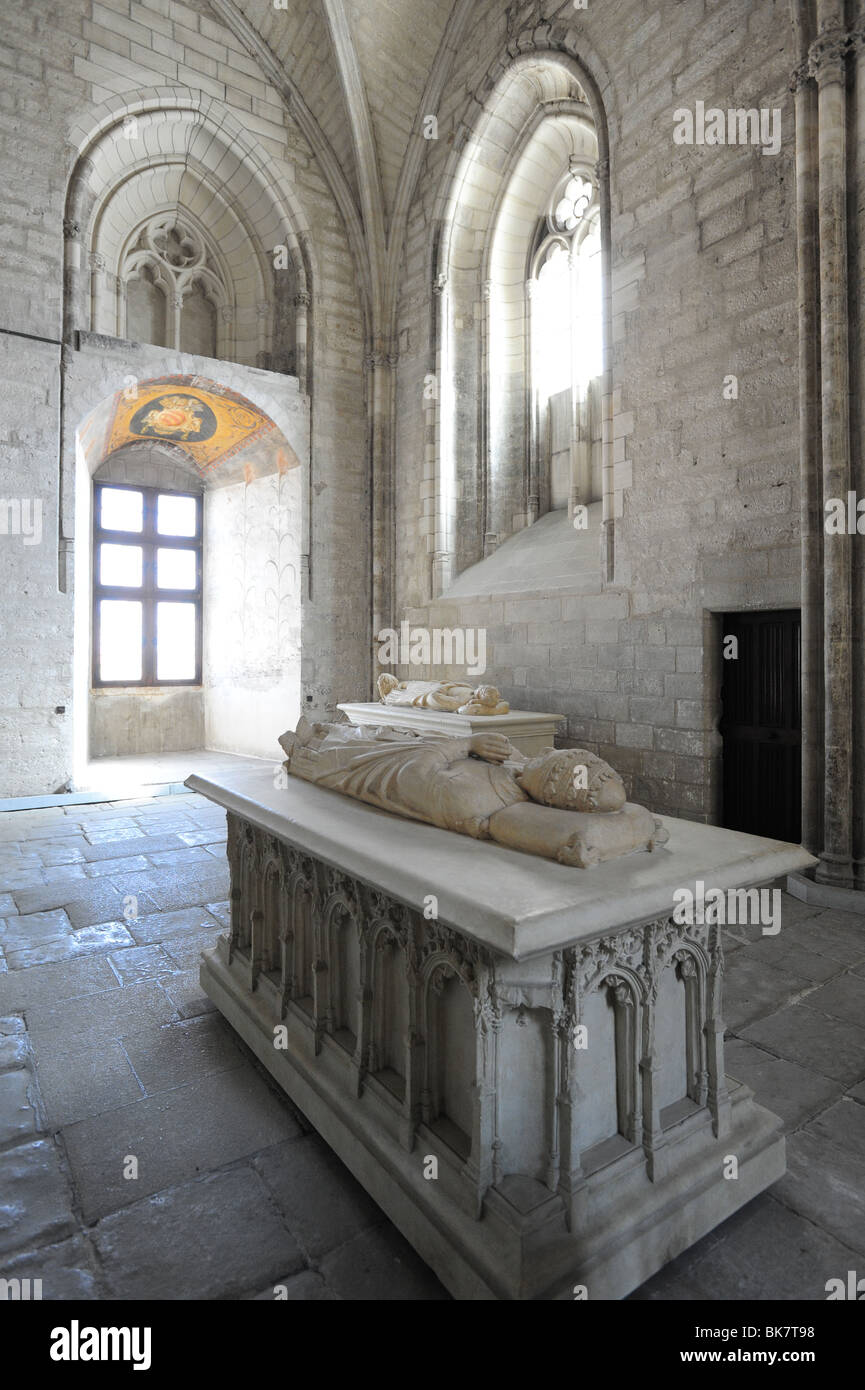France Avignon Provence Palais des Papes or Palace of the Popes interior Stock Photo