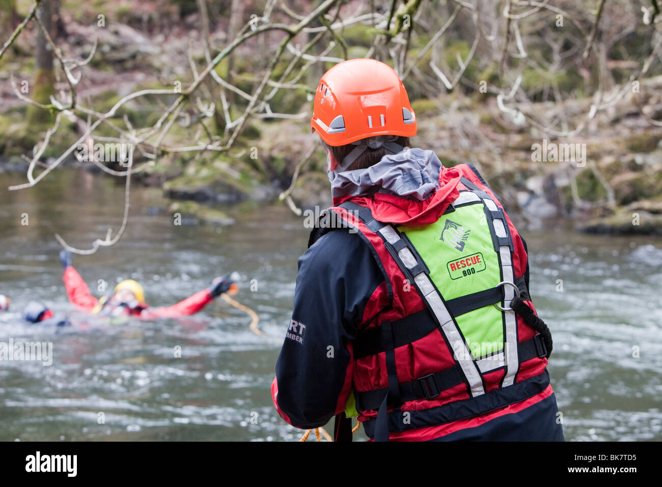 Members of the Langdale/Ambleside Mountain Rescue Team train in Swift