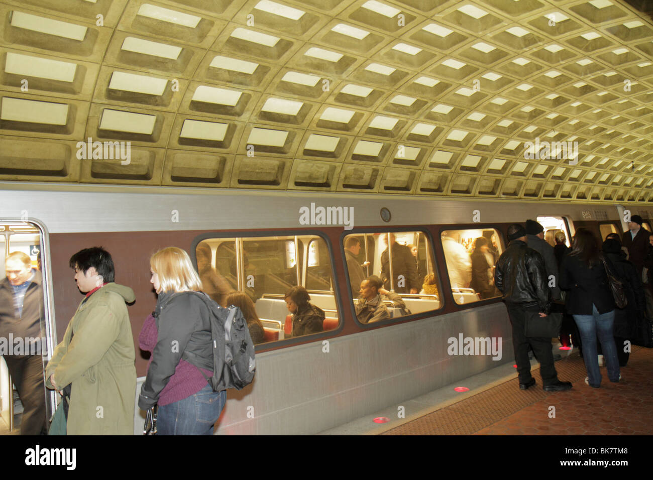 Washington DC Gallery Place Metrorail Station Chinatown rapid transit Stock Photo 29061880 Alamy