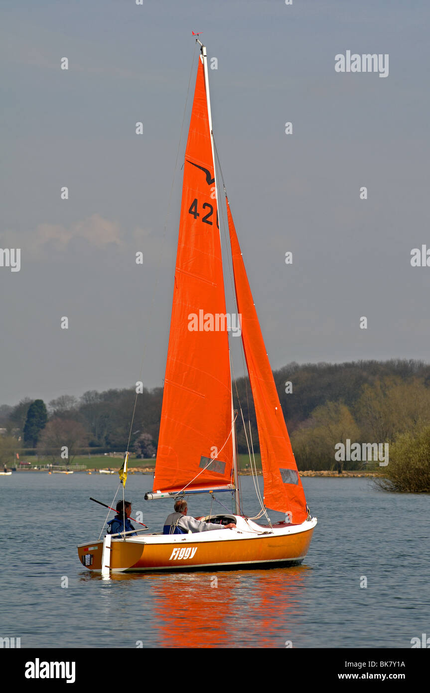Sailing at Rutland Water, England, UK Stock Photo Alamy