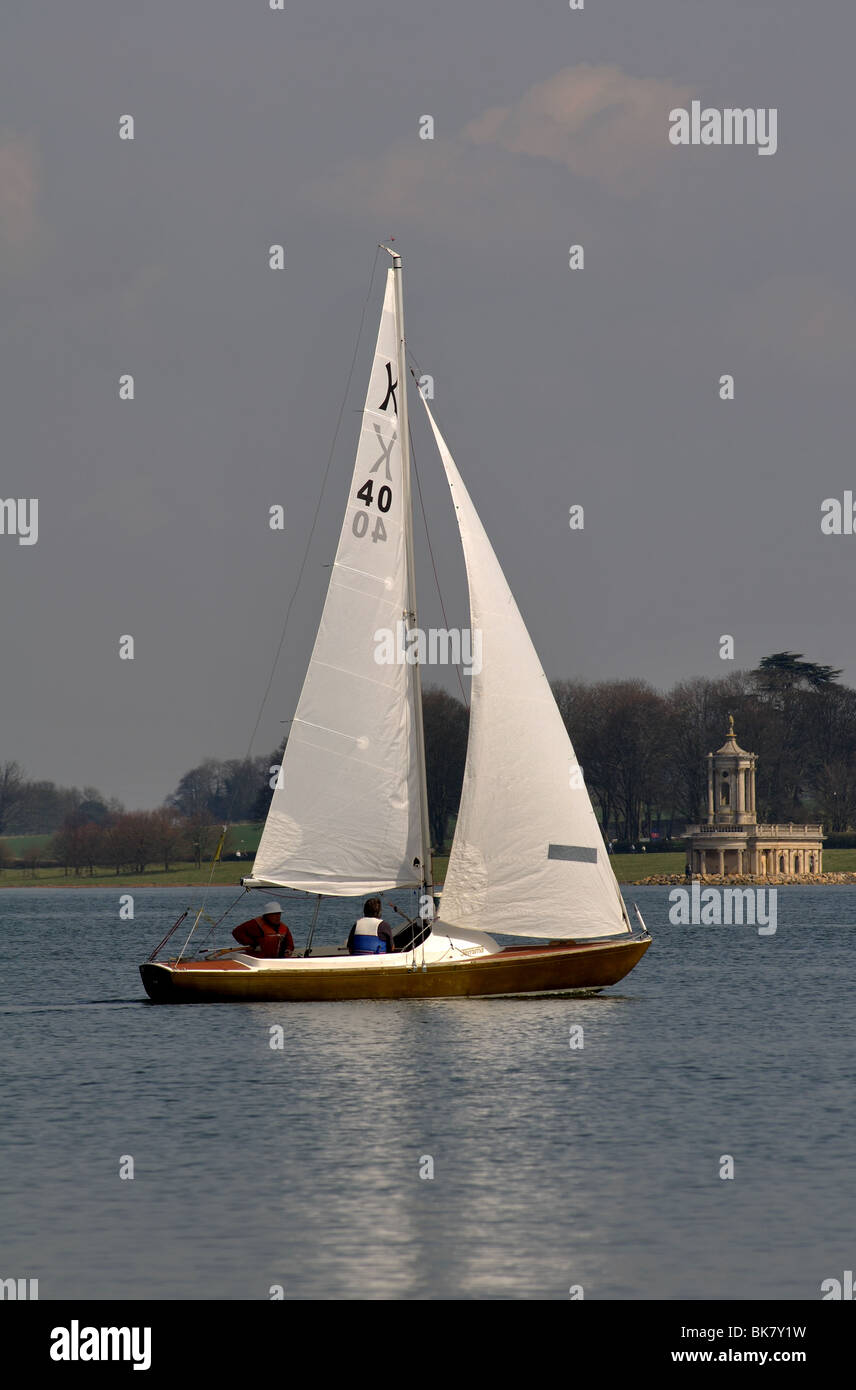 Sailing at Rutland Water, England, UK Stock Photo Alamy