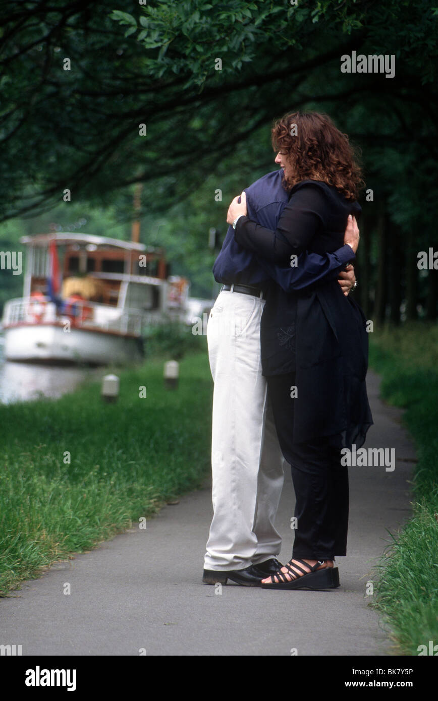Fat woman thin man romance hi-res stock photography and images - Alamy