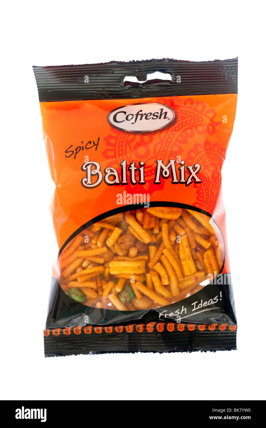Packet of Cofresh spicy Balti Mix Stock Photo