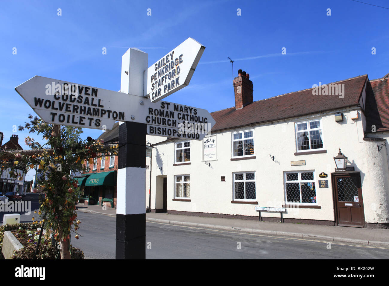 Brewood in Staffordshire Stock Photo Alamy