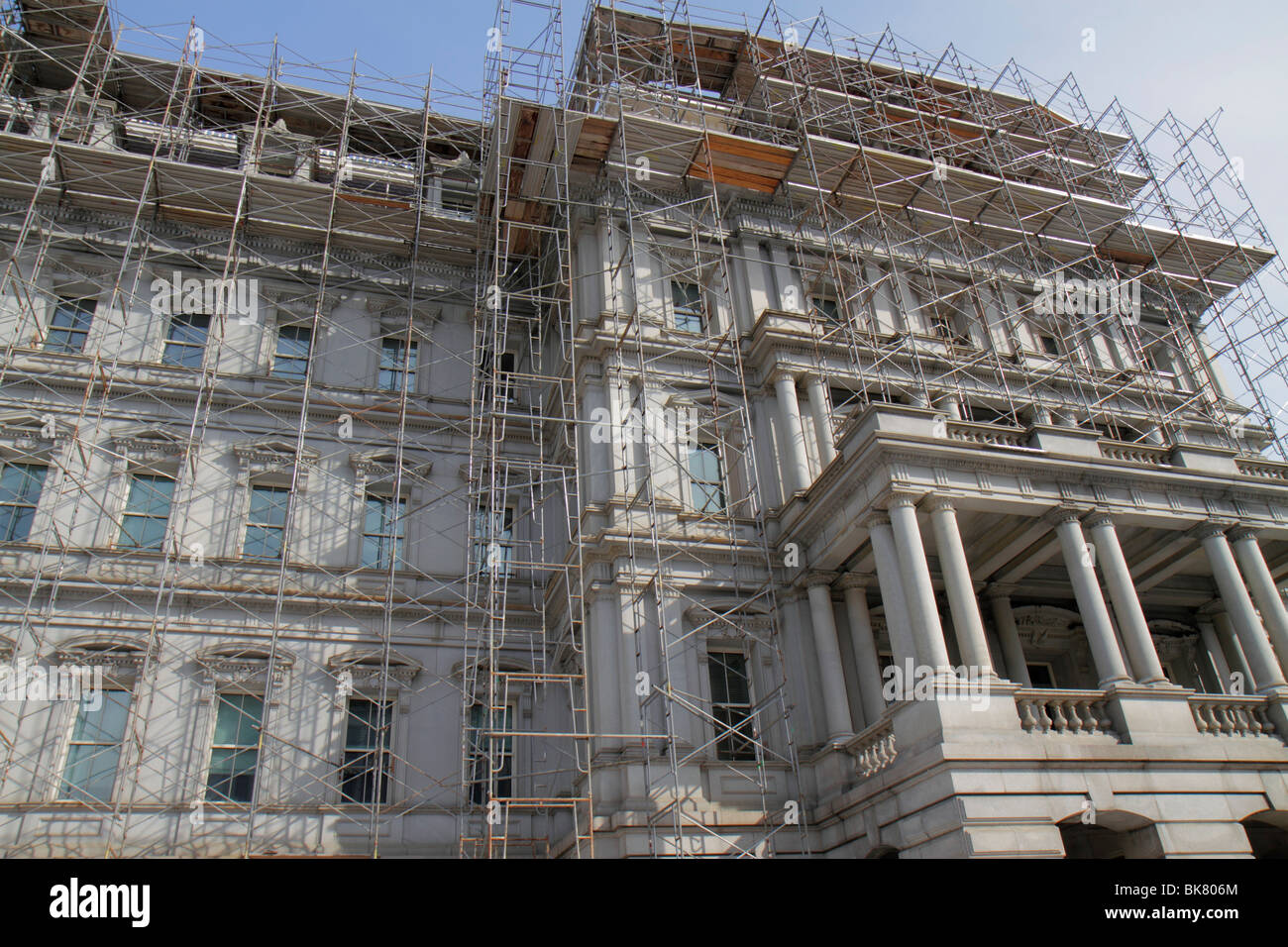 Washington DC,Eisenhower Executive Office building,1871,EEOB,government,renovation,government,historic landmark,French Second Empire style,architect A Stock Photo