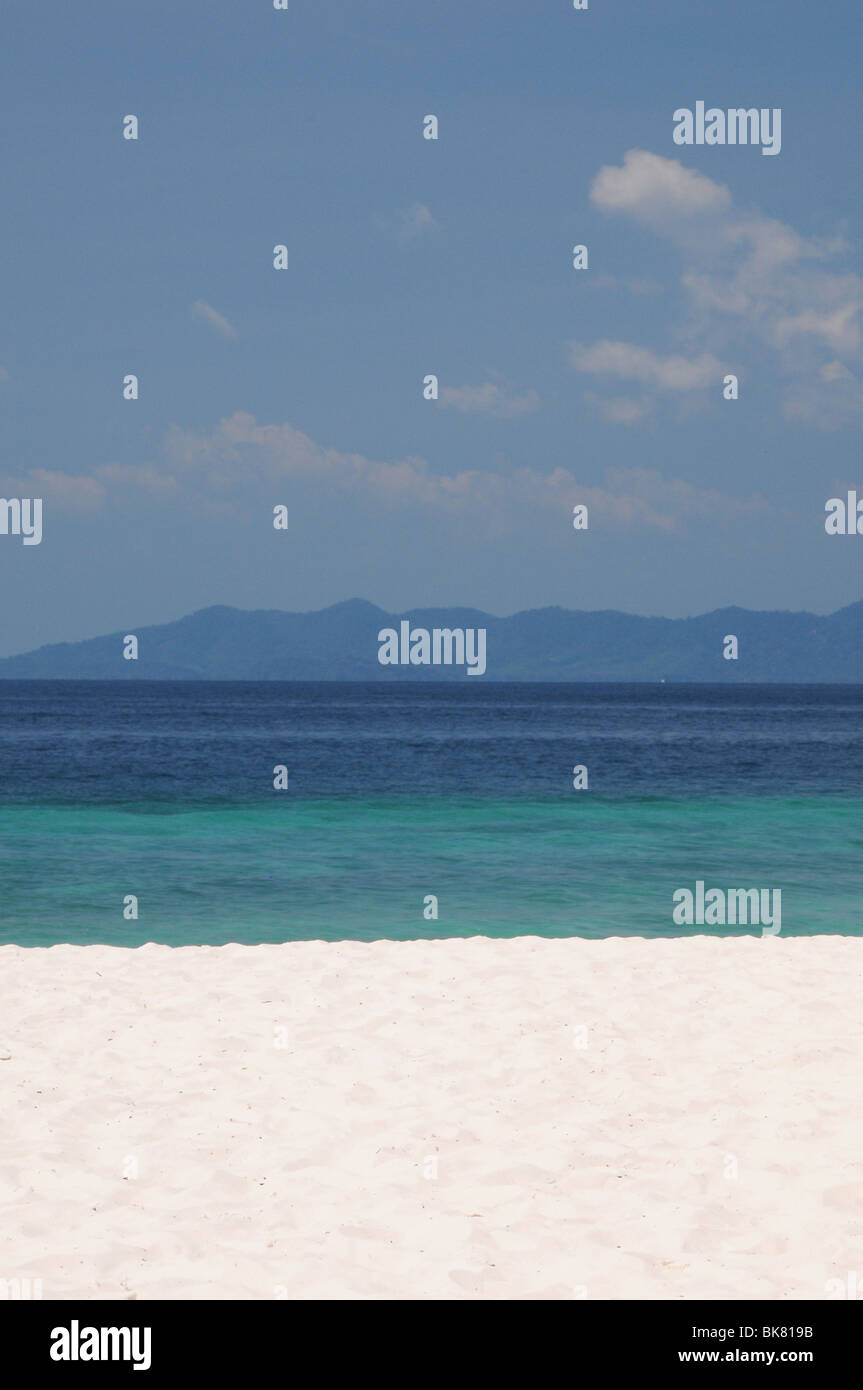 Tropical sandy beach Stock Photo