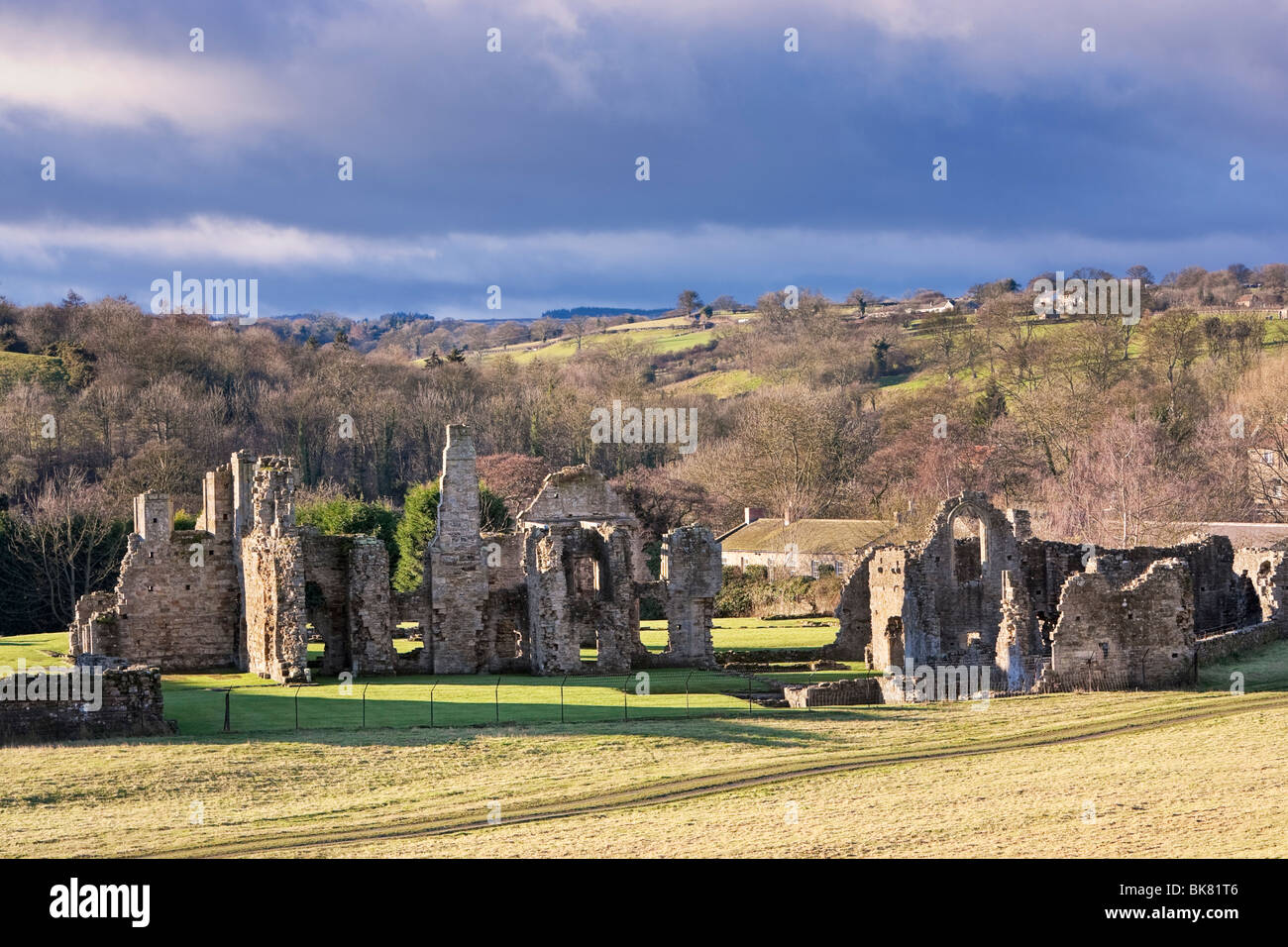 Easby Abbey near Richmond in North Yorkshire, England, UK Stock Photo