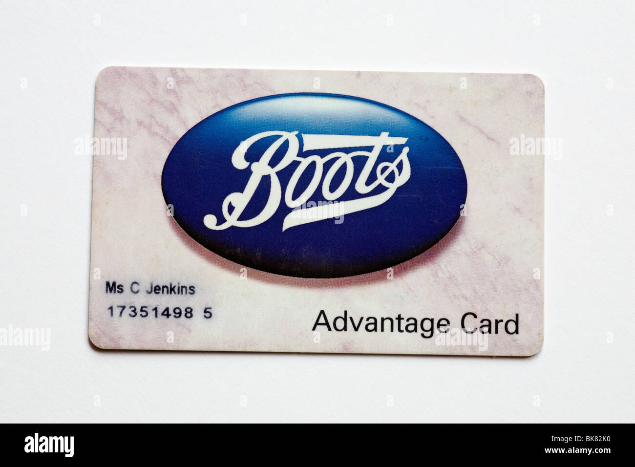 Boots Advantage card Stock Photo - Alamy