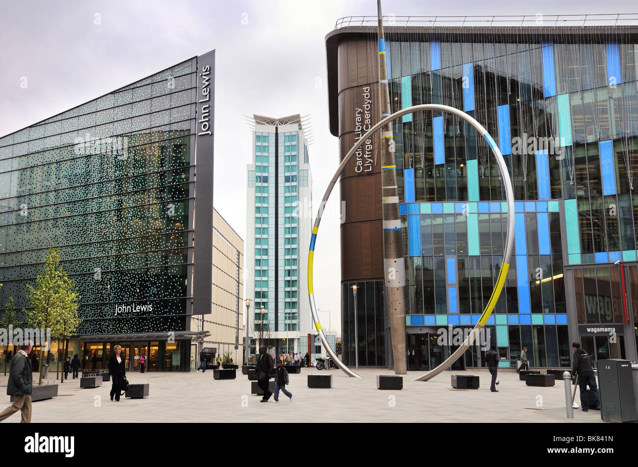 John Lewis store,Cardiff Wales UK Stock Photo Alamy