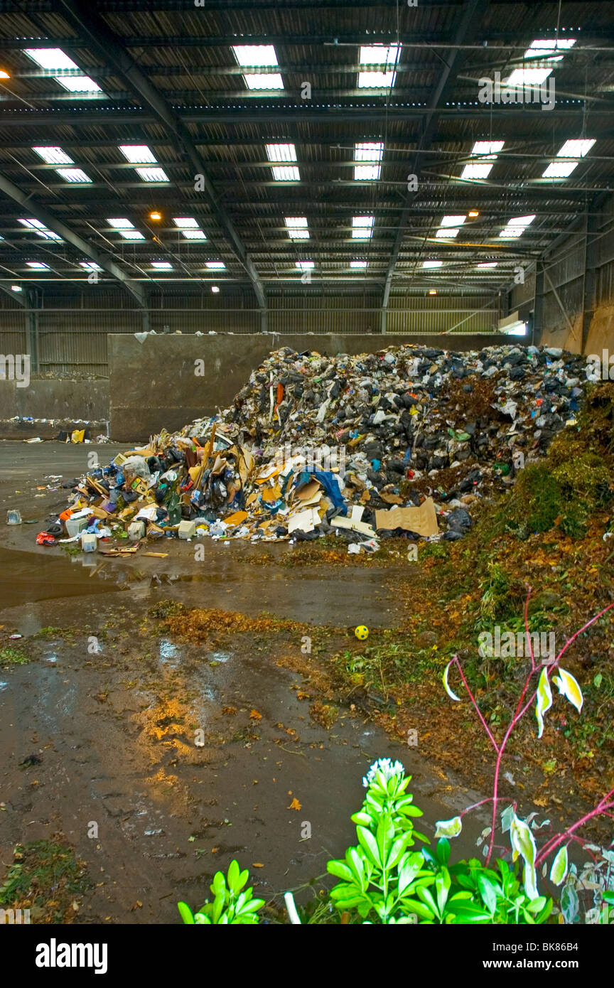 UK Recycling Dump Stock Photo Alamy